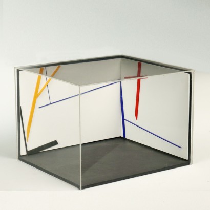 OPERA di PARDI ,Opera tridimensionale di Gianfranco Pardi,Progetto per parete d'angolo,Gianfranco Pardi,Gianfranco Pardi,Gianfranco Pardi