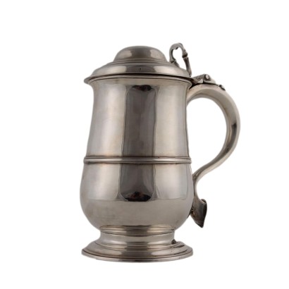 Ancient Tankard London 1816-1817 Sterling Silver Domed Lid