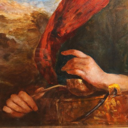 Painting by Giacomo Moretti, Young woman with cauldron,Giacomo Moretti,Giacomo Moretti,Giacomo Moretti,Giacomo Moretti,Giacomo Moretti,Giacomo Moretti
