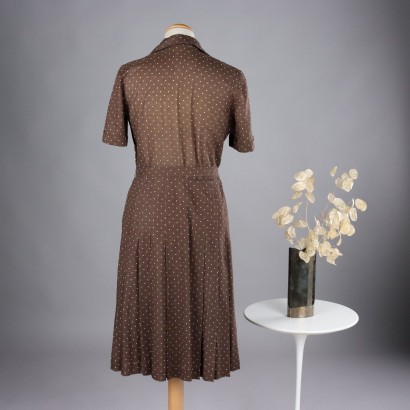 Abito Vintage in Cotone a Pois