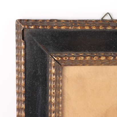 Frame in Lacquered and Gilded Wood