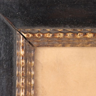 Frame in Lacquered and Gilded Wood