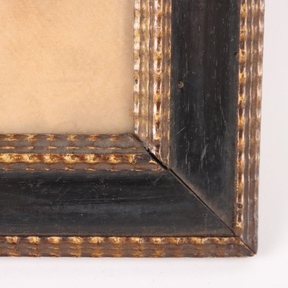 Frame in Lacquered and Gilded Wood
