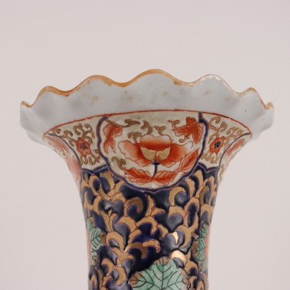 Jarrón de porcelana tipo Imari