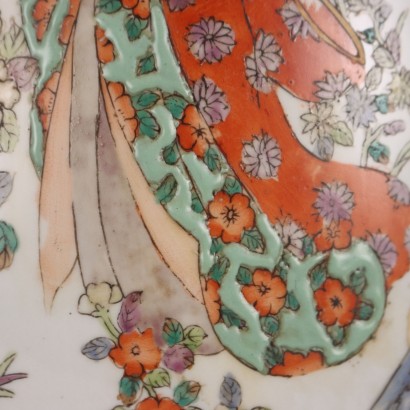 Jarrón de porcelana tipo Imari