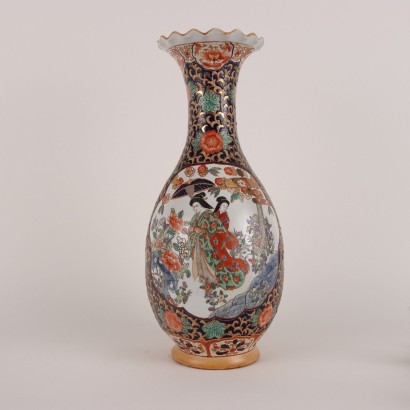 Jarrón de porcelana tipo Imari