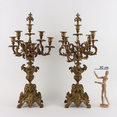 Pair of Napoleon III Candelabra