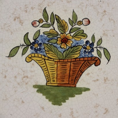 Majolica plate Gien Fran manufacture