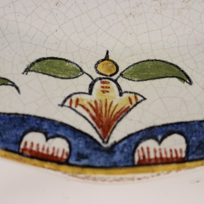 Majolica plate Gien Fran manufacture