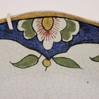 Majolica plate Gien Fran manufacture