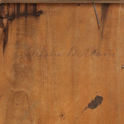 Peinture de Stefano Bersani, Aperçu avec moulin, Stefano Bersani, Stefano Bersani, Stefano Bersani, Stefano Bersani, Stefano Bersani