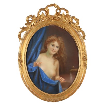 Dipinto con Figura di Giovane Donna