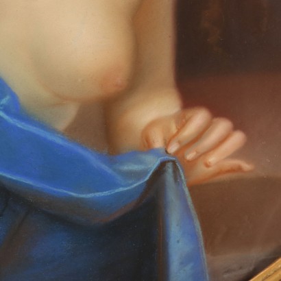 Dipinto con Figura di Giovane Donna ,Figura di giovane dona