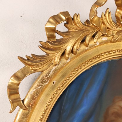 Dipinto con Figura di Giovane Donna ,Figura di giovane dona