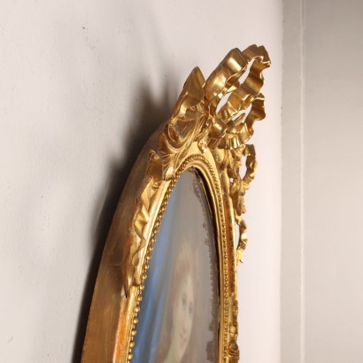 Dipinto con Figura di Giovane Donna ,Figura di giovane dona