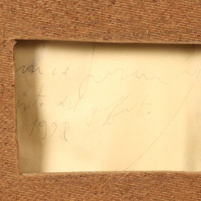 Opera di Franco Guerzoni ,Il ritrovamento del graffito ,Franco Guerzoni,Franco Guerzoni,Franco Guerzoni,Franco Guerzoni