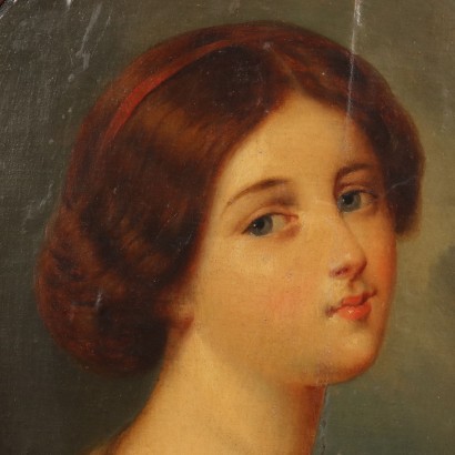 Dipinto Ritratto di fanciulla