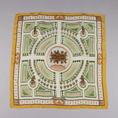 Hermes Foulard Vintage Versailles Giallo