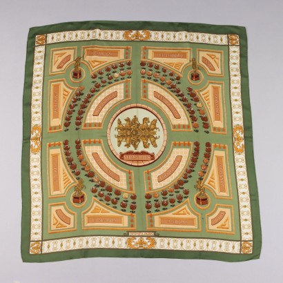 Hermes Foulard Vintage Versailles Verde