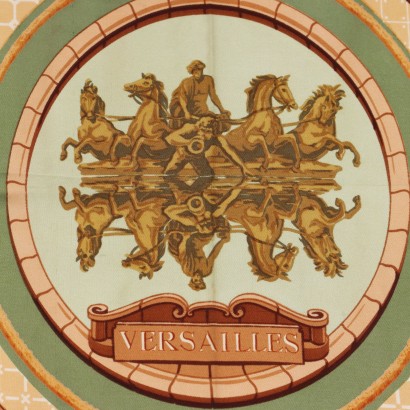 Hermes Foulard Vintage Versailles Verde