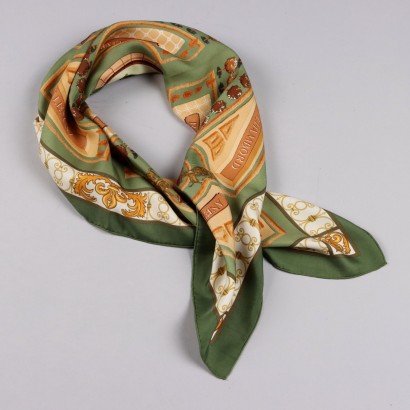 Hermes Foulard Vintage Versailles Verde
