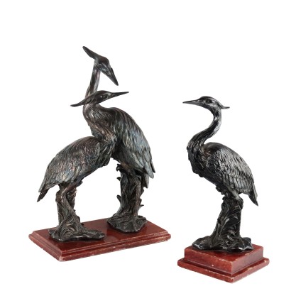 Gruppo di Sculture Laminate in Argento 925 Firenze