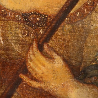 Portrait peint d'une femme noble avec Ca,Portrait peint d'une femme noble avec chien