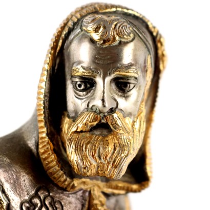 Porta Documenti in Bronzo con Soldato