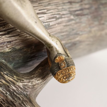 Porta Documenti in Bronzo con Soldato