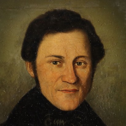 Gemalt mit Porträt eines Herrn 1841