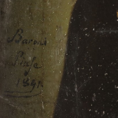 Gemalt mit Porträt eines Herrn 1841