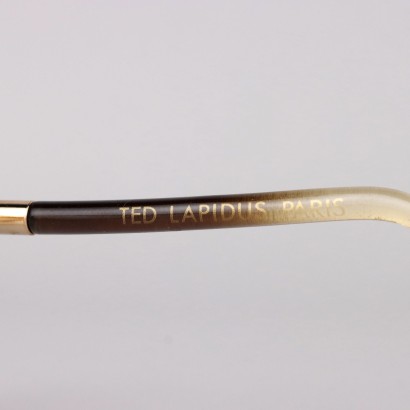 Ted Lapidus Gelbe und graue Brille