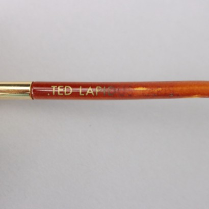 Lunettes Ted Lapidus marron et dorées