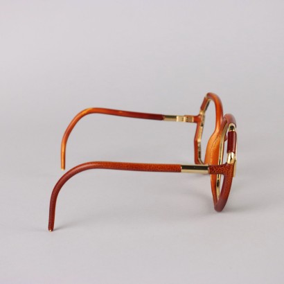 Lunettes Ted Lapidus marron et dorées