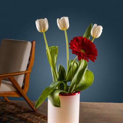Lámpara florero Fontana Arte, florero luminoso '2483/10, Max Ingrand, Max Ingrand, Max Ingrand, Max Ingrand, Max Ingrand, Max Ingrand, Max Ingrand, Max Ingrand, Max Ingrand