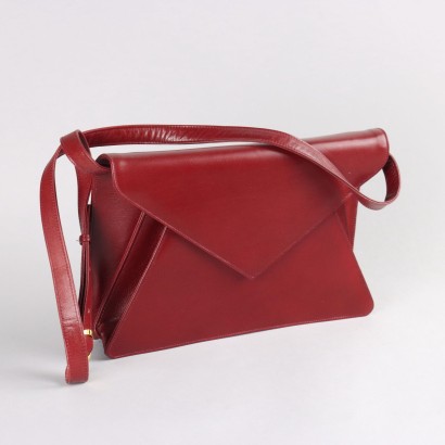 Bolso vintage rojo oscuro