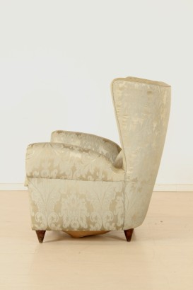 petite brocante, chaises, fauteuil, fauteuil, fauteuil style Paolo Buffa, Paolo Buffa, modernisme paolo buffa, 40 ans, 50 ans, 40 ans, fauteuil chaise années 40 50, modernisme, modernisme ans 50, Italie, modernisme Italie