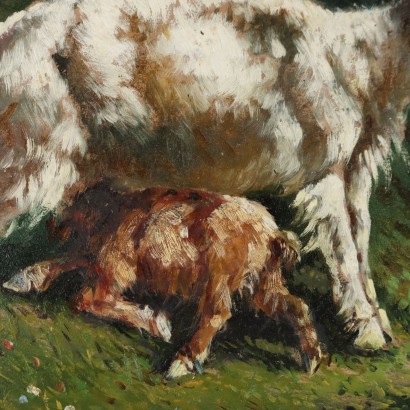 Pintura de Filippo Palizzi, Cabra lechal, Filippo Palizzi, Filippo Palizzi, Filippo Palizzi, Filippo Palizzi, Filippo Palizzi, Filippo Palizzi, Filippo Palizzi