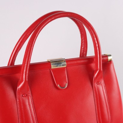 Borsa Vintage in Pelle Rossa