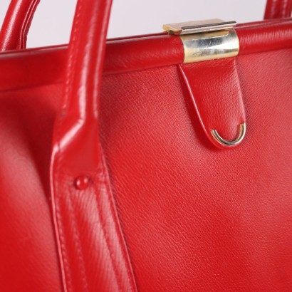 Borsa Vintage in Pelle Rossa