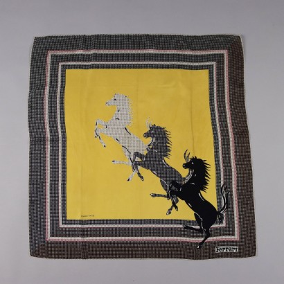 Foulard Vintage Amarillo Ferrari