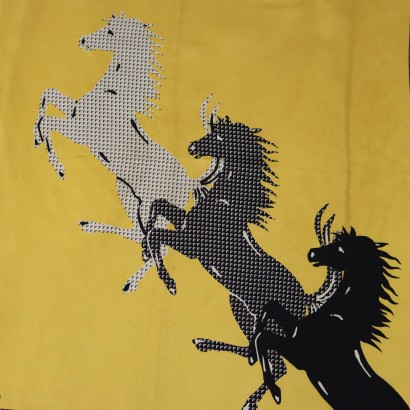 Ferrari Yellow Vintage Foulard