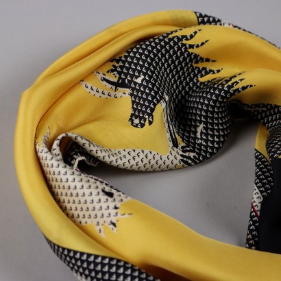 Ferrari Yellow Vintage Foulard