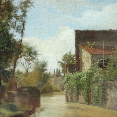 Pintura de Filippo Palizzi, Paisaje con arroyo, Filippo Palizzi, Filippo Palizzi, Filippo Palizzi, Filippo Palizzi