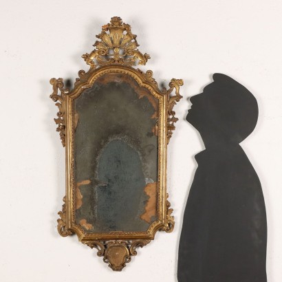 antigüedades, espejo, espejo antigüedades, espejo antiguo, espejo italiano antiguo, espejo antiguo, espejo neoclásico, espejo del siglo XIX - antigüedades, marco, marco antiguo, marco antiguo, marco italiano antiguo, marco antiguo, marco neoclásico, marco del siglo XIX, barroco piamontés Espejo, Espejo Barroco Piamonte