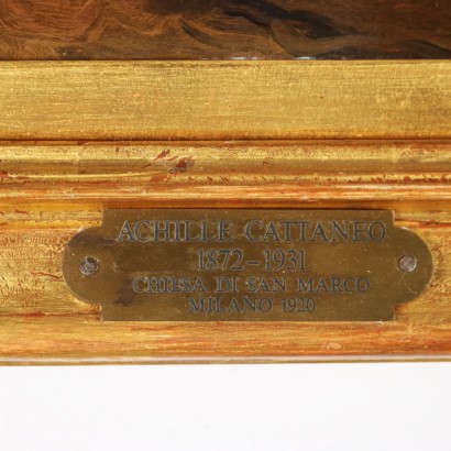 Peinture d'Achille Cattaneo ,Intérieur de l'église de San Marco in ,Achille Cattaneo,Achille Cattaneo,Achille Cattaneo,Achille Cattaneo,Achille Cattaneo