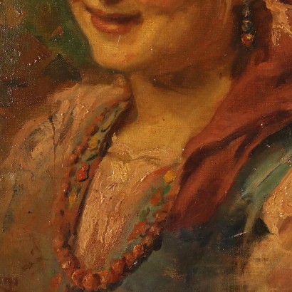 Peinture de Giovanni Madonini, Visage d'un jeune roturier, Giovanni Madonini, Giovanni Madonini, Giovanni Madonini, Giovanni Madonini