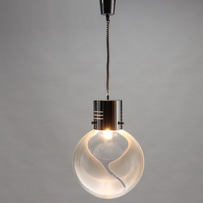 Lampe Attr. à Toni Zuccheri Années 60-70 Vintage
