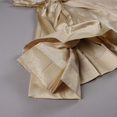 Robe Vintage en Satin Ivoire