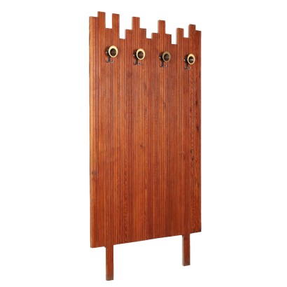 Portemanteau Vintage des Années 60 en Sapin Italie Décoratif